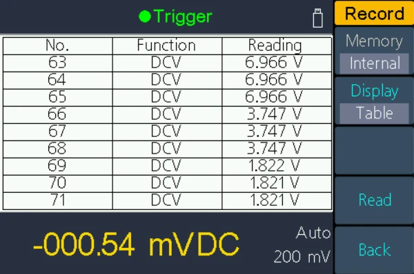 data-logger mode data-logger mode